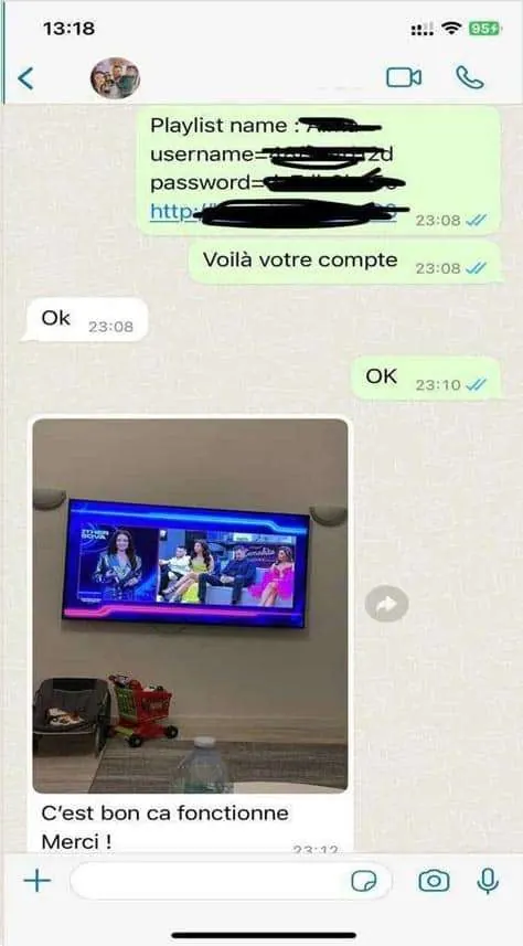 GreatestIPTV customer review on WhatsApp 3